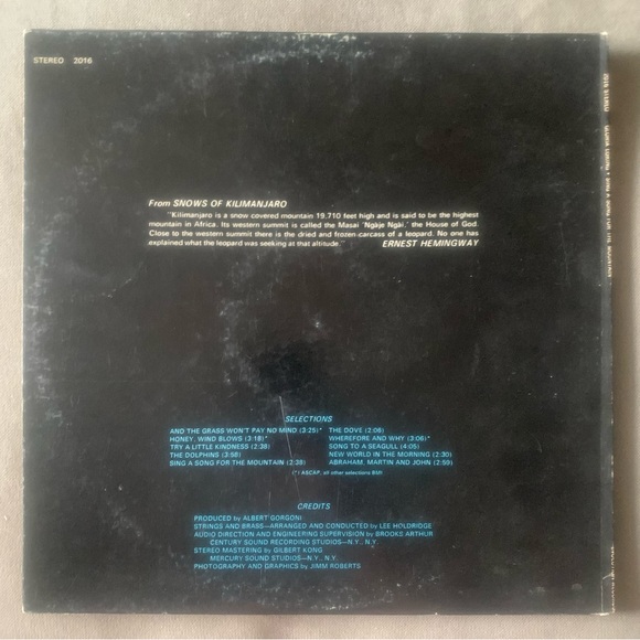 Gloria Loring - Sing a Song for the Mountains vinyl lp record - Picture 2 of 8